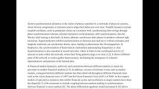 Synchronization inSynchronization in a market model with time delays - ArXiv:2405.00046