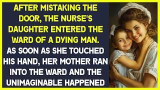 The nurse's daughter entered the ward of a dying man and when  her mother ran d, she was shocked