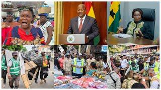 LIVE: H.E John Mahama & Jane Naana Join Force with Accra Mayor St0rm & Sack Market Street Hawkers