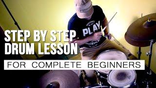 Drum Lesson For Complete Beginners | Filipino Instruction | STEP BY STEP