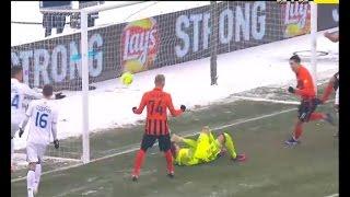 Динамо - Шахтер - 1:1. Автогол: Евгений Хачериди (3')