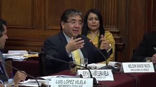 Contralor Nelson Shack expone resultados de megaproyectos ante comisión del Congreso