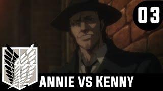 Annie vs Kenny Ackerman | Attack on Titan (Season 4 Episode 3) - English Subtitle