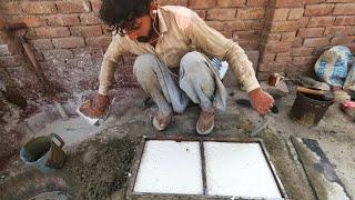 Handmade Concrete White Tiles Making | Low Cost Designer Tiles