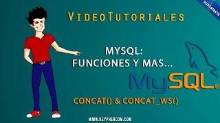 MYSQL - Funciones (Concat & concat_ws)