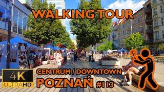 ⁴ᴷ⁶⁰  Poznan, Poland | Walk Around Downtown | Walking Tour | #113 (June 2023) [4K]