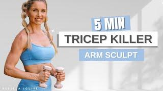 Bingo Wing Tricep Killer (Arm Sculpt at Home) in 5 MIN