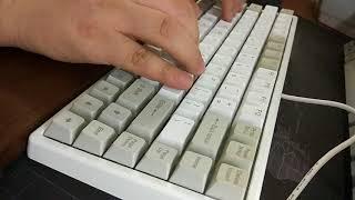 75% Keyboard Keycool 84 compact  Mech Keyboard with Gateron brown switches