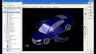 Importing a CAD Model and Assigning Material Properties in XFdtd
