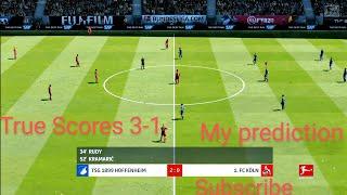 Hoffenheim vs FC Koln | Bundesliga - Runde 28 | My prediction | PS4 Pro | Full HD Gameplay