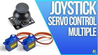 Multiple Servo Motor Control with Joystick and Arduino