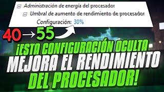 ¡Cómo aumentar la velocidad del procesador activa esta configuración oculta! sin programas +FPS