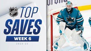 NHL's Top Saves of Week 6 | 2024-25 Highlights