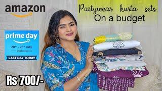 Amazon PRIME DAY is live | Amazon Kurta Pant sets | Kurti haul | Light festive wear |