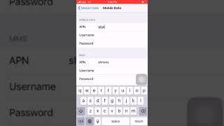 APN instructions for iOS | giga experience