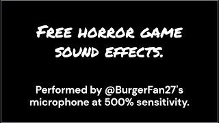 Free Horror Game Sound Effects