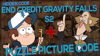EXPLAINED! Gravity falls indonesia Hidden Message Code Di End Credit Gravity Falls Season 2