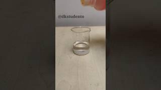 Caustic soda vs Methyl Orange #shorts #science #diy #dkstudento