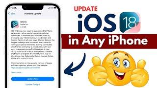 How To Install iOS 18 - How To Update iPhone To iOS 18 in HIndi