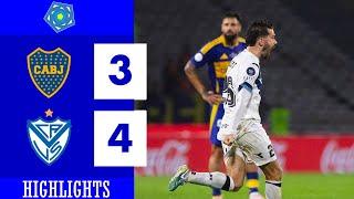 Boca Juniors vs Vélez Sarsfield 3-4 Resumen y Goles | Copa Argentina 2024