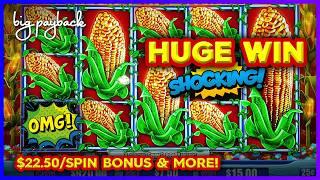 $15/Spin → UNEXPECTED HUGE on Cash Crop Slots - HIGH LIMIT VERSION!