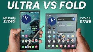 Galaxy Z Fold 6 vs Galaxy S24 Ultra - There's A Clear Winner