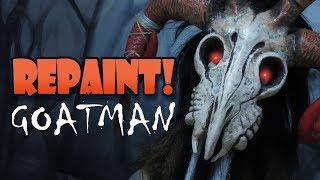 Repaint! The GOATMAN Halloween Custom OOAK Doll