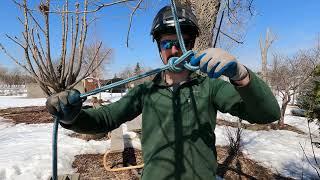 How to Tie on a Chainsaw