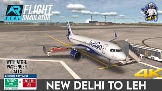 RFS - Real Flight Simulator - New Delhi (DEL) to Leh (IXL) Full Flight With ATC & Passenger Calls