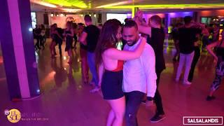 Osama & Jennifer social dancing Salsa @ El Sol Warsaw Salsa Festival 2019