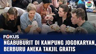 Kampung Jogokaryan Yogyakarta Bagikan 3.500 Takjil Gratis Saat Ngabuburit Ramadan | Fokus