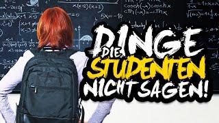 DINGE, DIE STUDENTEN NICHT SAGEN