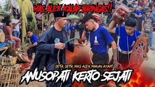 HOROR‼️MAS ALEX KALAP jaranan ANUSOPATI kerto sejati!! amukan demit lereng semeru tak terkendali‼️