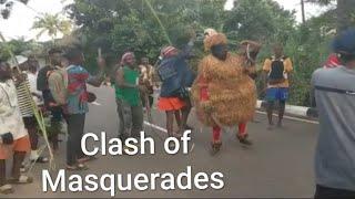 Clash of Iga and Mgbadike: A Thrilling Showdown at the Igbo Masquerade Festival!