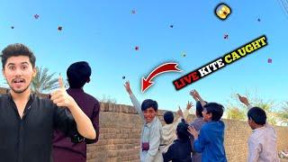 Live kite *Looting* || kite *caughting* || New plastic kite flying test || kite flying🪁