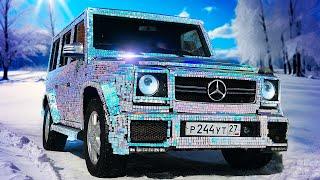 We cover a G-Wagen with sequin - how will people react?