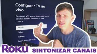 Sintonizar Canais Abertos na TV Roku (como refazer a busca pelos canais)