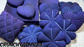 Royal Purple Hearts, Petals, Giant Squares Variety | Oddly Satisfying | ASMR | Sleep Aid