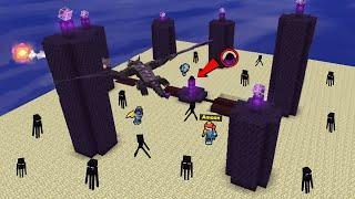 Blockman GO RPG!! Defeating The Enderdragon and ENDERMEN in Bedwars!! (Blockman GO)