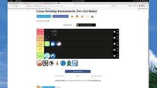 Linux Desktop Environment Tier List