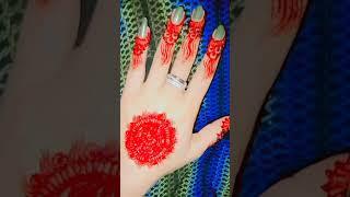 Beautiful Gol Tikki Mehndi Design Indian gold mehndi shots hamna fashion geek