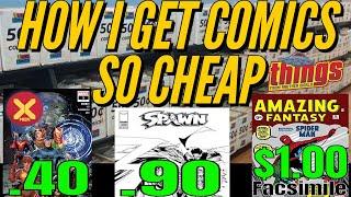 HOW YOU CAN GET COMICS FOR SO CHEAP - A comic book haul anyone can afford and how.