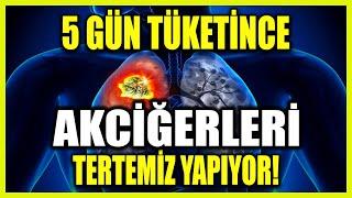 5 Günde Akciğerleri Tertemiz Yapıyor! Etkisi İnanılmaz!