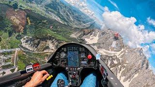 First flight in the ALPS with my AS33 Me