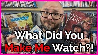 YOU Saved These Movies from My Blind DVD Unboxing...Let's Review Them! | I WATCH 3 VLOG