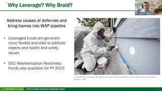 Advanced Weatherization Leveraging Skills Training w/ US Department of Energy