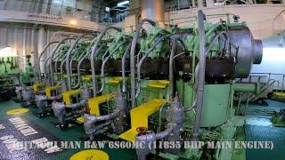 72.195 DWT BULK CARRIER ENGINE ROOM TOUR