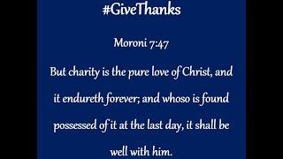 #GiveThanks - For the Charitable Acts of Others