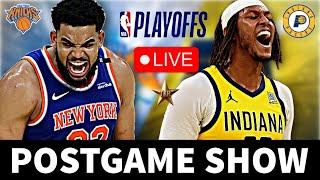 KAT INJURES KNEE As NY Drops Game 4! Knicks V Pacers ECF GAME 4 POSTGAME SHOW w/ LIVE REACTION