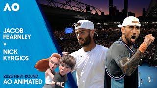 LIVE | Jacob Fearnley v Nick Kyrgios | AO Animated | Australian Open 2025